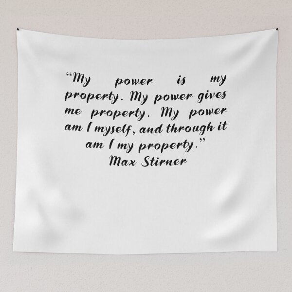Item preview, Max Stirner Quotes designed and sold by 4ever-Undaunted.