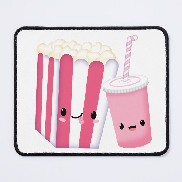Item preview, Kawaii Popcorn and Soda Couple designed and sold by darklanterndsn.