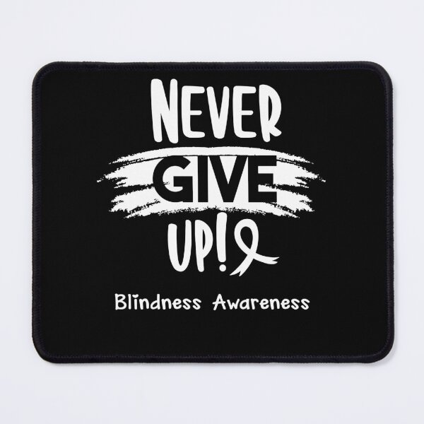 Item preview, Blindness Warrior - Blindness Awareness - Never Give Up! designed and sold by Robbsyn.