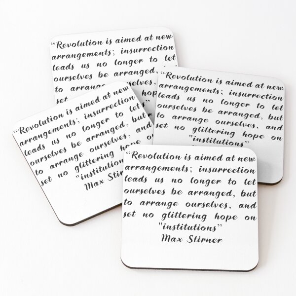 Item preview, Max Stirner Quotes designed and sold by 4ever-Undaunted.