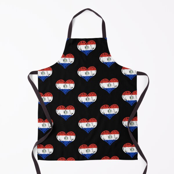 Artikelvorschau, Paraguay Flag Heart Love entworfen und verkauft von rafaeltto.