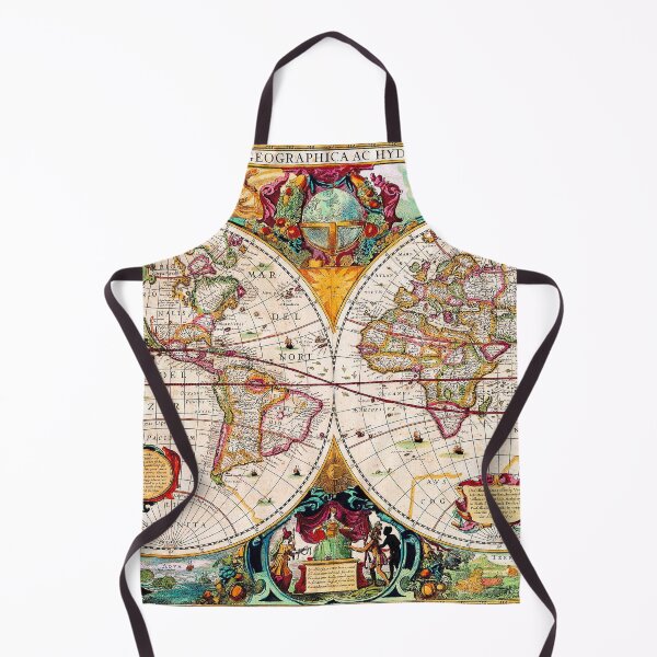 Item preview, World Map 1630 - Henricus Hondius - Ancient Worlds designed and sold by Culturio.