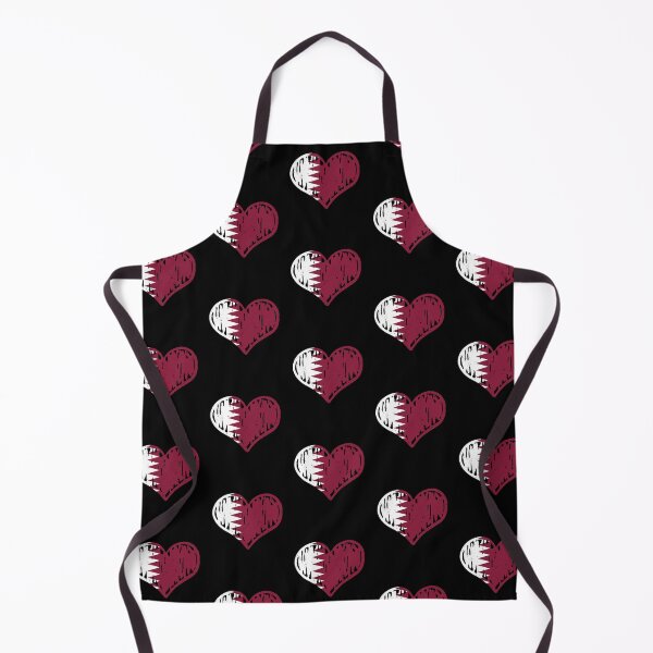 Item preview, Qatar Flag Heart Love designed and sold by rafaeltto.