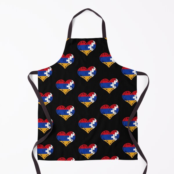 Item preview, Republic of Artsakh Flag Heart Love designed and sold by rafaeltto.