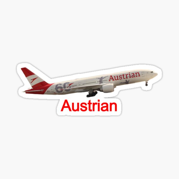 Thousands of Products Austrian Airlines VintageLooking Airline Sticker