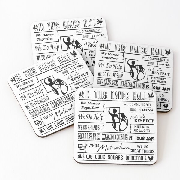 Item preview, In This Hall BLK designed and sold by Square Dancing Gifts & Merchandise.