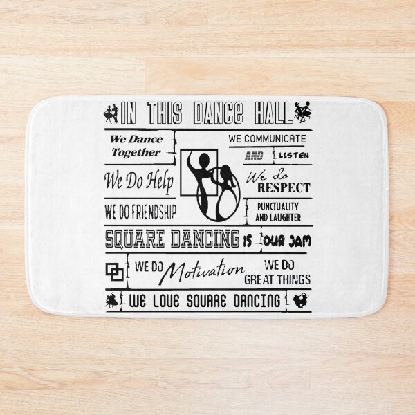 Item preview, In This Hall BLK designed and sold by Square Dancing Gifts & Merchandise.