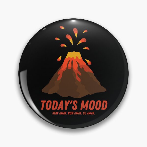 Item preview, Today's Mood Feeling Fiery Exploding Volcano designed and sold by CherieTree.