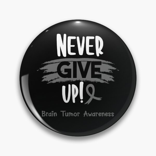 Item preview, Brain Tumor Warrior - Brain Tumor Awareness - Never Give Up! designed and sold by Robbsyn.