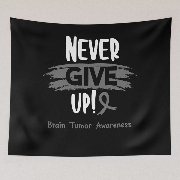 Item preview, Brain Tumor Warrior - Brain Tumor Awareness - Never Give Up! designed and sold by Robbsyn.