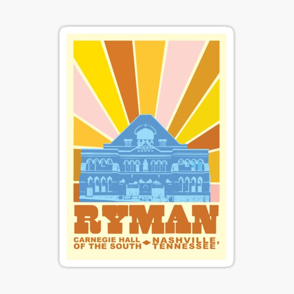 Item preview, Ryman Auditorium Nashville Hatch Show Style designed and sold by HopeHype.