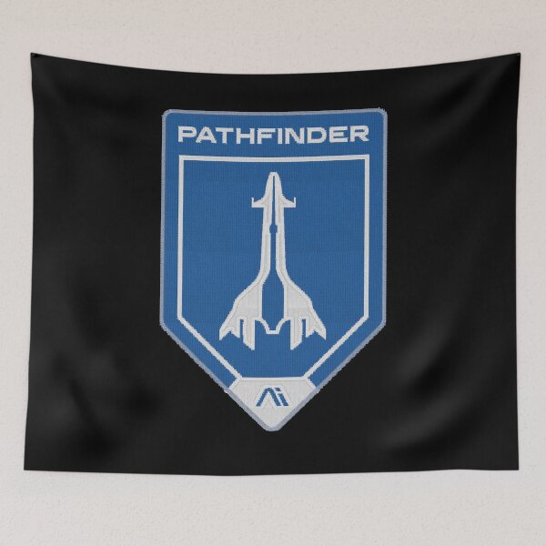 Item preview, The Great Retro Pathfinder Patch Mass Effect Patch Style Video Game Birthday designed and sold by Hanson243Aiden.