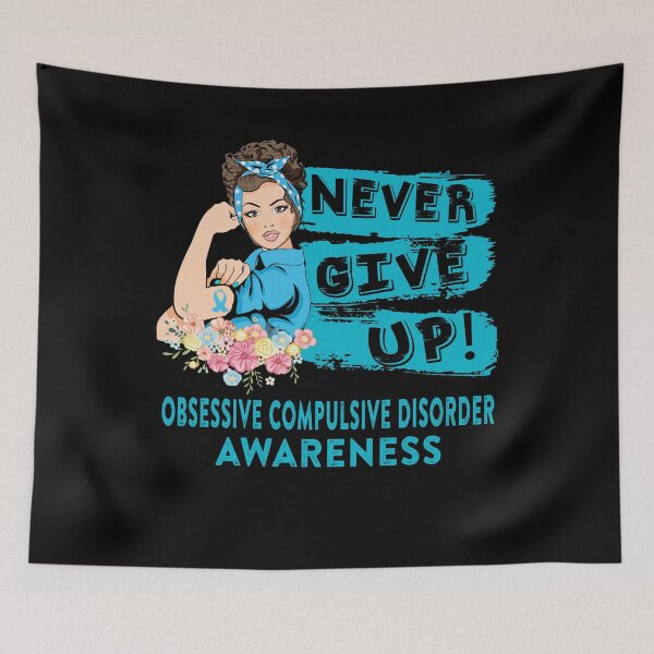Item preview, Obsessive Compulsive Disorder Warrior - Never Give Up! - Support Obsessive Compulsive Disorder Warrior Gifts designed and sold by whlrcheryl.