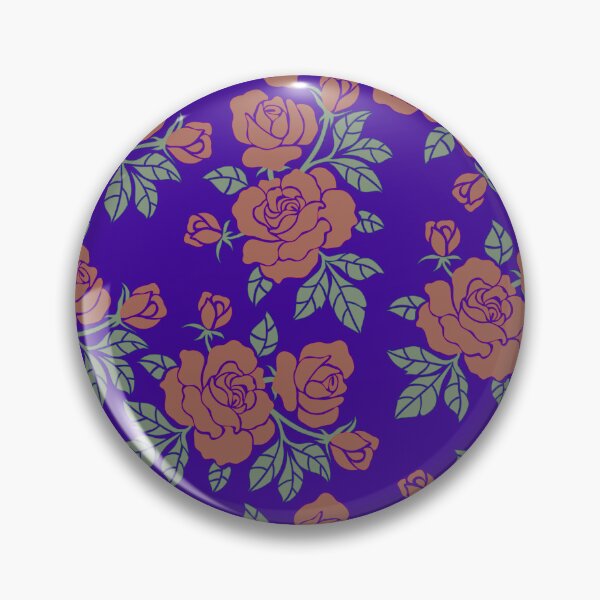 Item preview, Vintage Red Rose Floral Pattern On Violet designed and sold by GraphicsClub.