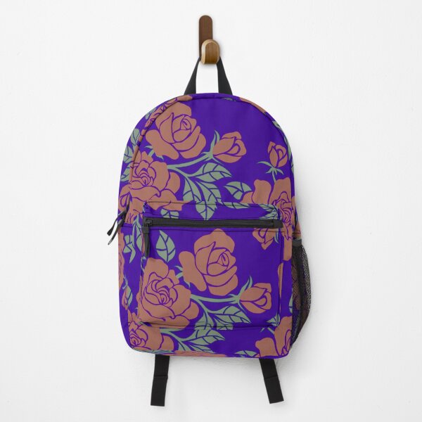 Item preview, Vintage Red Rose Floral Pattern On Violet designed and sold by GraphicsClub.