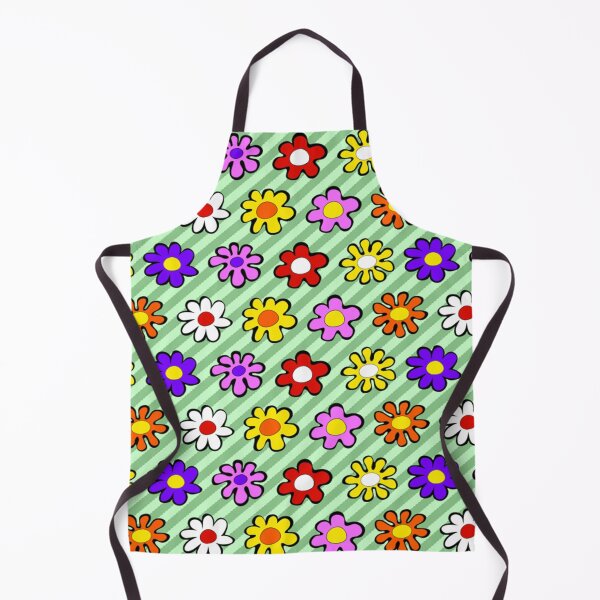 Item preview, Floral pattern with colorful daisies designed and sold by janusa.