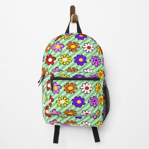 Item preview, Floral pattern with colorful daisies designed and sold by janusa.