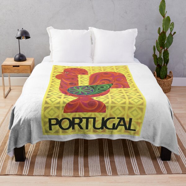 Item preview, 1971 PORTUGAL Galo De Barcelos Rooster Travel Poster designed and sold by retrographics.