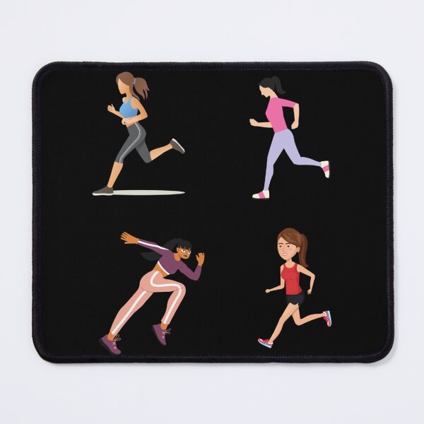 Item preview, Female Running Combo Pack Sticker designed and sold by sunshinedcome.