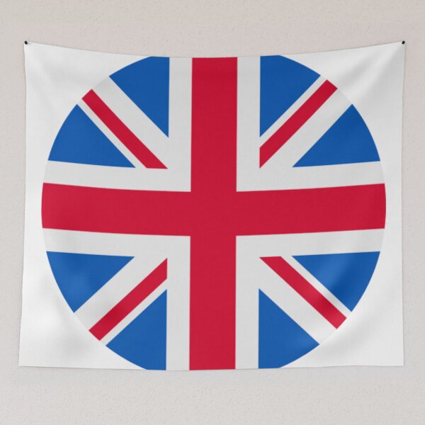 Item preview, round british flag T-Shirt designed and sold by andriassaputro.