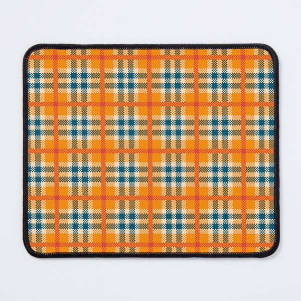 Item preview, Plaid | Blue Orange White | Pattern Plaid 14 designed and sold by NobleForte.