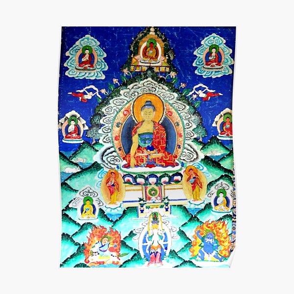 Powerful Healing Tibetan Thankga Poster