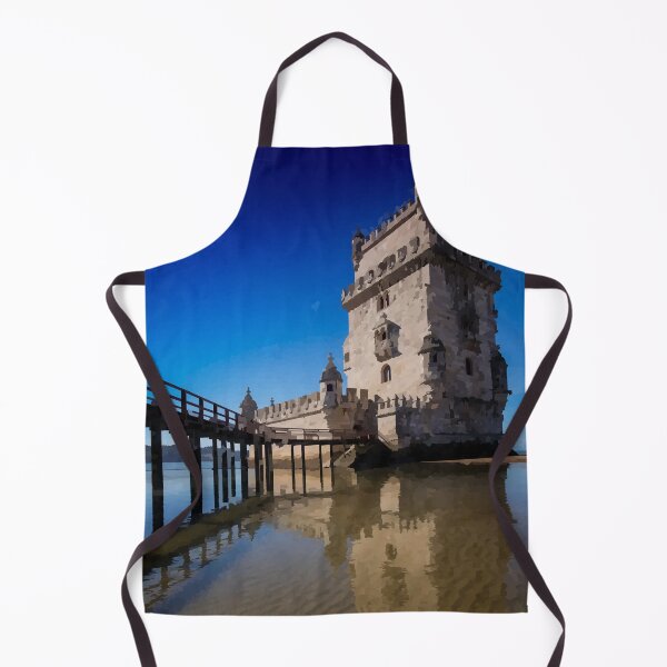 Item preview, Blue Sky at Belem Tower - Watercolour Style designed and sold by WWWC2288.