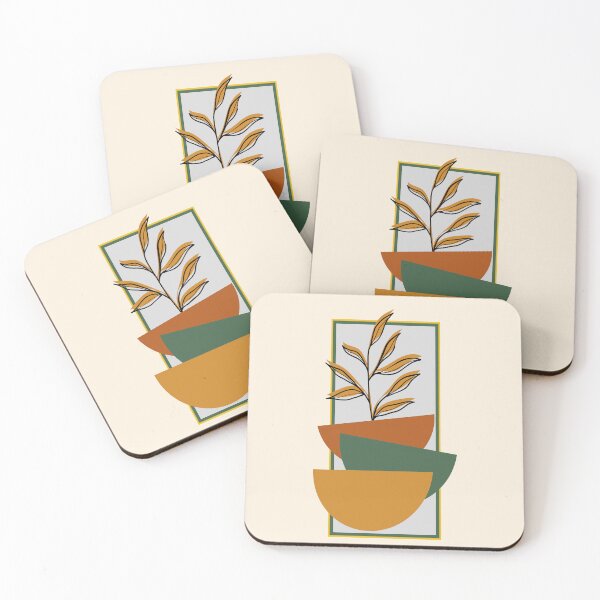 Item preview, Stacked Planters and Foliage - Citrus Burst designed and sold by JunkDrawerPress.