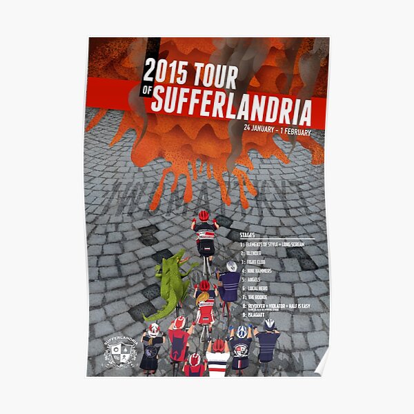 Tour of Sufferlandria 2015 Poster