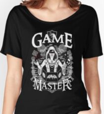 Weiblicher Spielmeister - Weiß Loose Fit T-Shirt