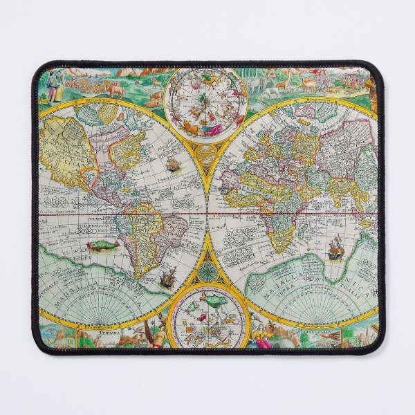 Item preview, New World Map 1594 - Jan van Doetecum - Ancient Worlds designed and sold by Culturio.