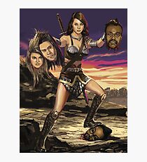 April Ludgate vs Black Eyed Peas Photographic Print