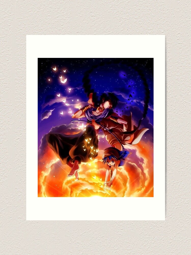 magi the labyrinth of magic art Art Board Print for Sale by Fantasyshopz