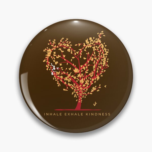 Item preview, Inhale Exhale Kindness | TPWK | Heart Tree designed and sold by SpeakLifeHQ.