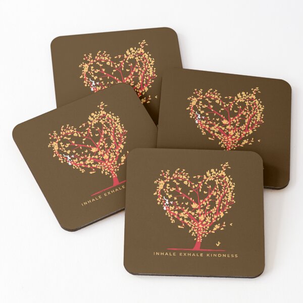 Item preview, Inhale Exhale Kindness | TPWK | Heart Tree designed and sold by SpeakLifeHQ.