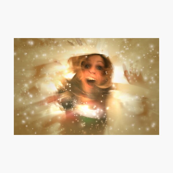 falling into happiness Photographic Print