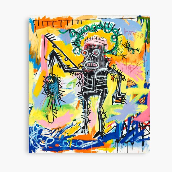 Jean-Michel Basquiat   Rinso  100x100 cm STAMPA TELA CANVAS PRINT TOILE LIENZO 