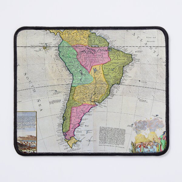 Item preview, Ancient South America Map designed and sold by Culturio.