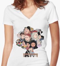 Skam Art Women's Fitted V-Neck T-Shirt