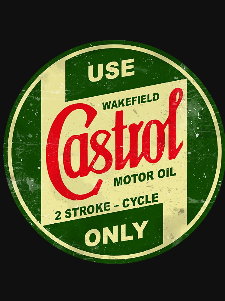 "Castrol 1946 Vintage sign " Tshirt for Sale by StanleyBr11648