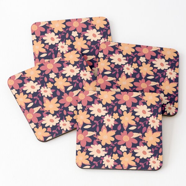 Item preview, Retro-styled Flowers designed and sold by Booneb.