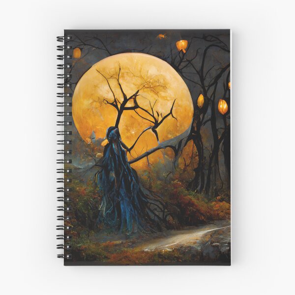 Item preview, A Halloween Night Haunting in the Forest designed and sold by HiddenWillows.