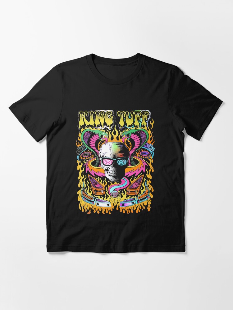 Women Men Dark Red King Tuff Black Moon Spell Retro Vintage