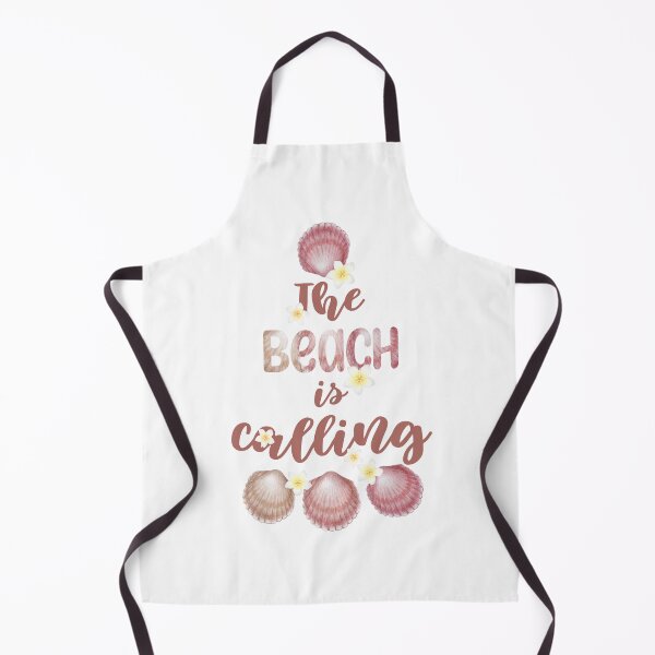 Item preview, The beach is calling lettering, shells, exotic flowers designed and sold by DarianaArt.