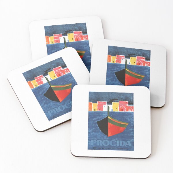 Item preview, 1954 ITALY Procida Travel Poster designed and sold by retrographics.