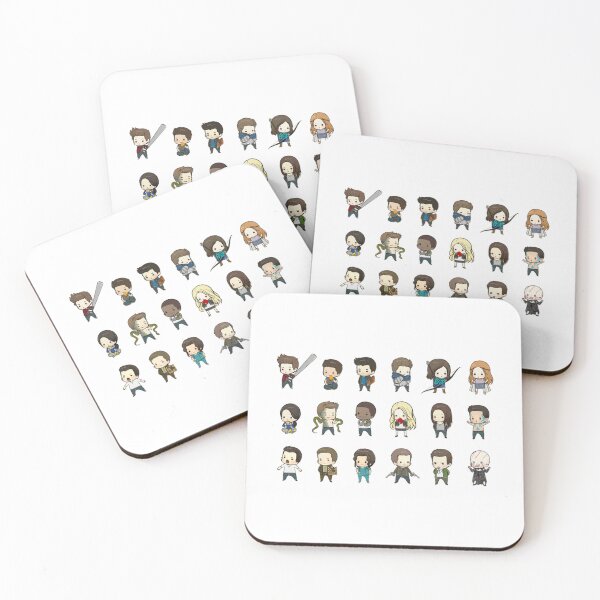 Item preview, Teen Wolf Chibi Set   designed and sold by RadberryJams.