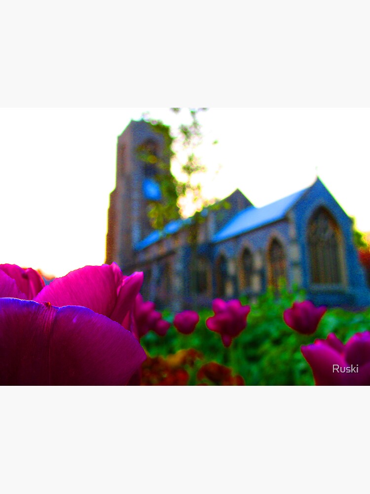 Flowers Outside St Giles II by Ruski