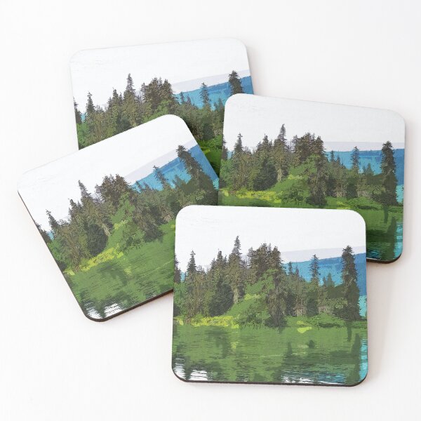 Item preview, Summer Island - Lake and Island designed and sold by NaturePrints.