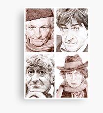 Hartnell/Troughton/Pertwee/Baker Canvas Print