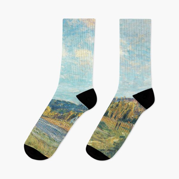 Item preview, The Seine at Saint-Cloud Alfred Sisley designed and sold by OldTimeArt.